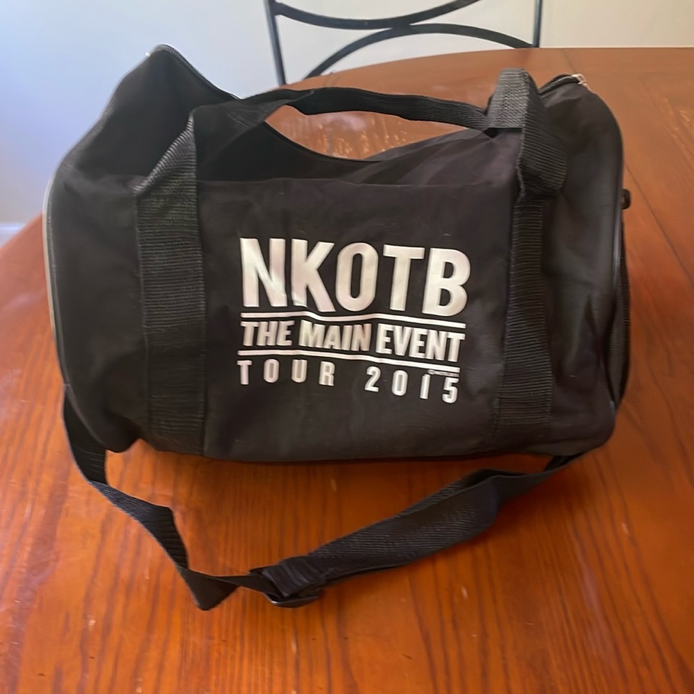 NKOTB main event ViP mini duffle from 2015 tour/ never been used!